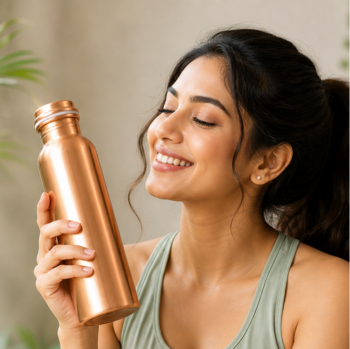 VIVIDHA | PURE COPPER BOTTLE 1 L/1000 ML|